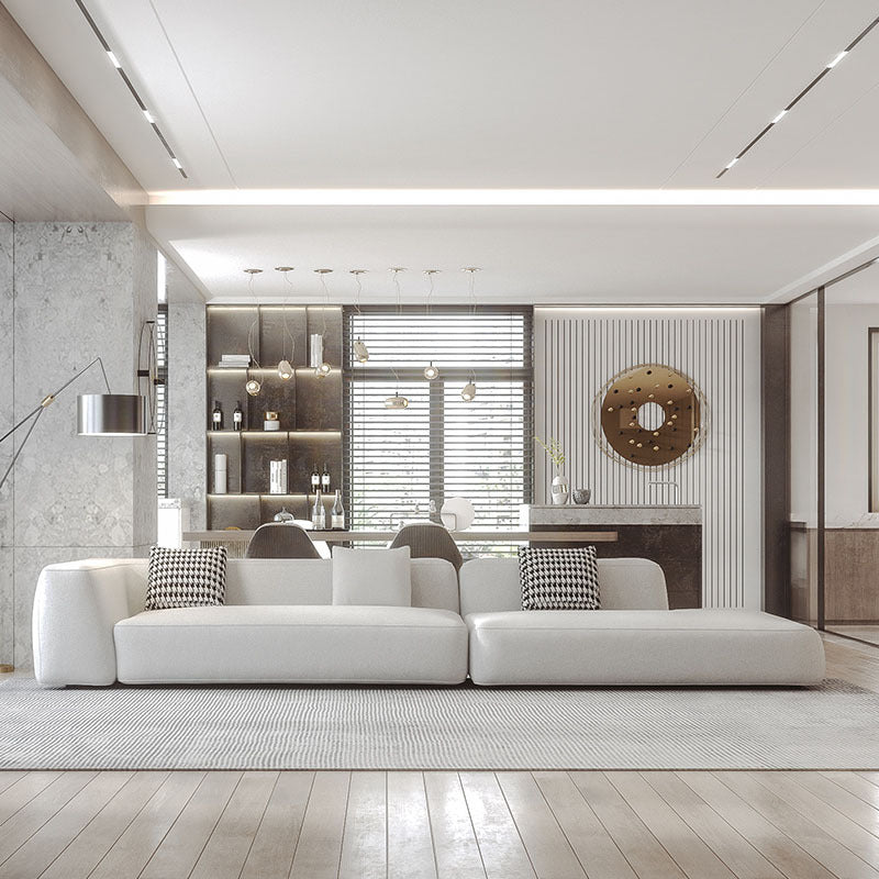 Italian Minimalist Living Room Modular Sofa Nordic FLIPSTYLEZLLC