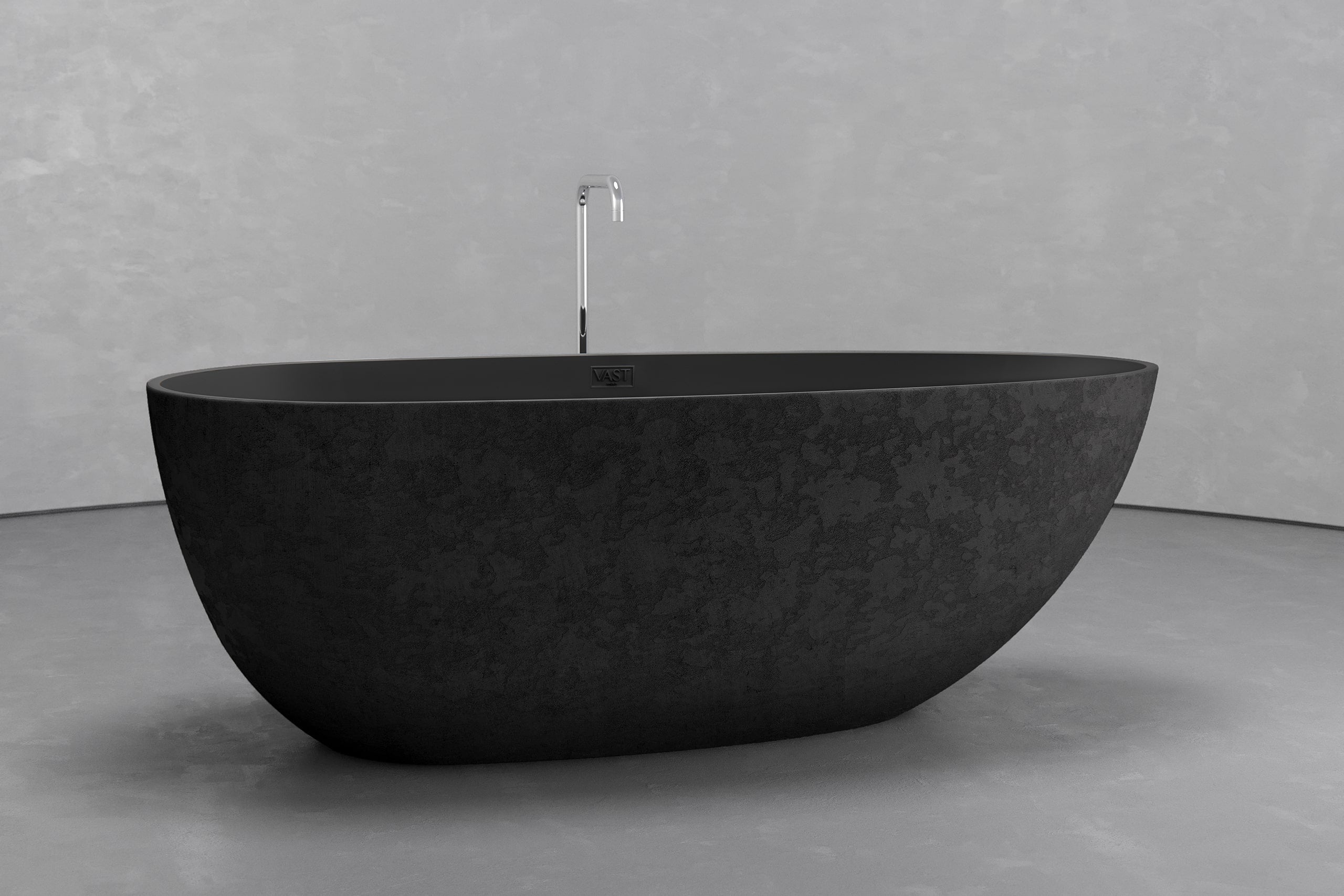 Ovoid Soaking Bathtub VAST Studio