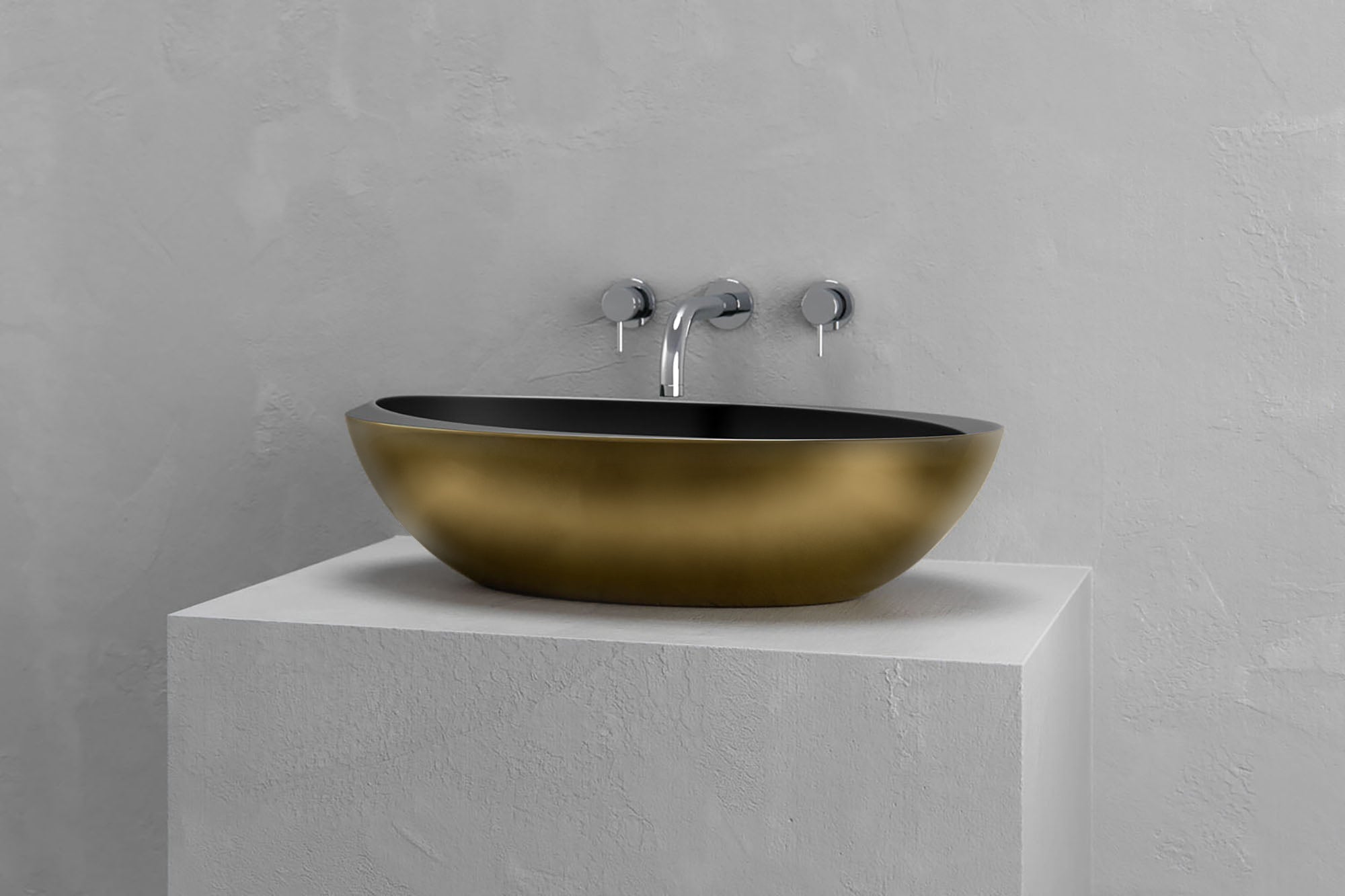 Half Ovoid Luxury Vessel Sink VAST Studio