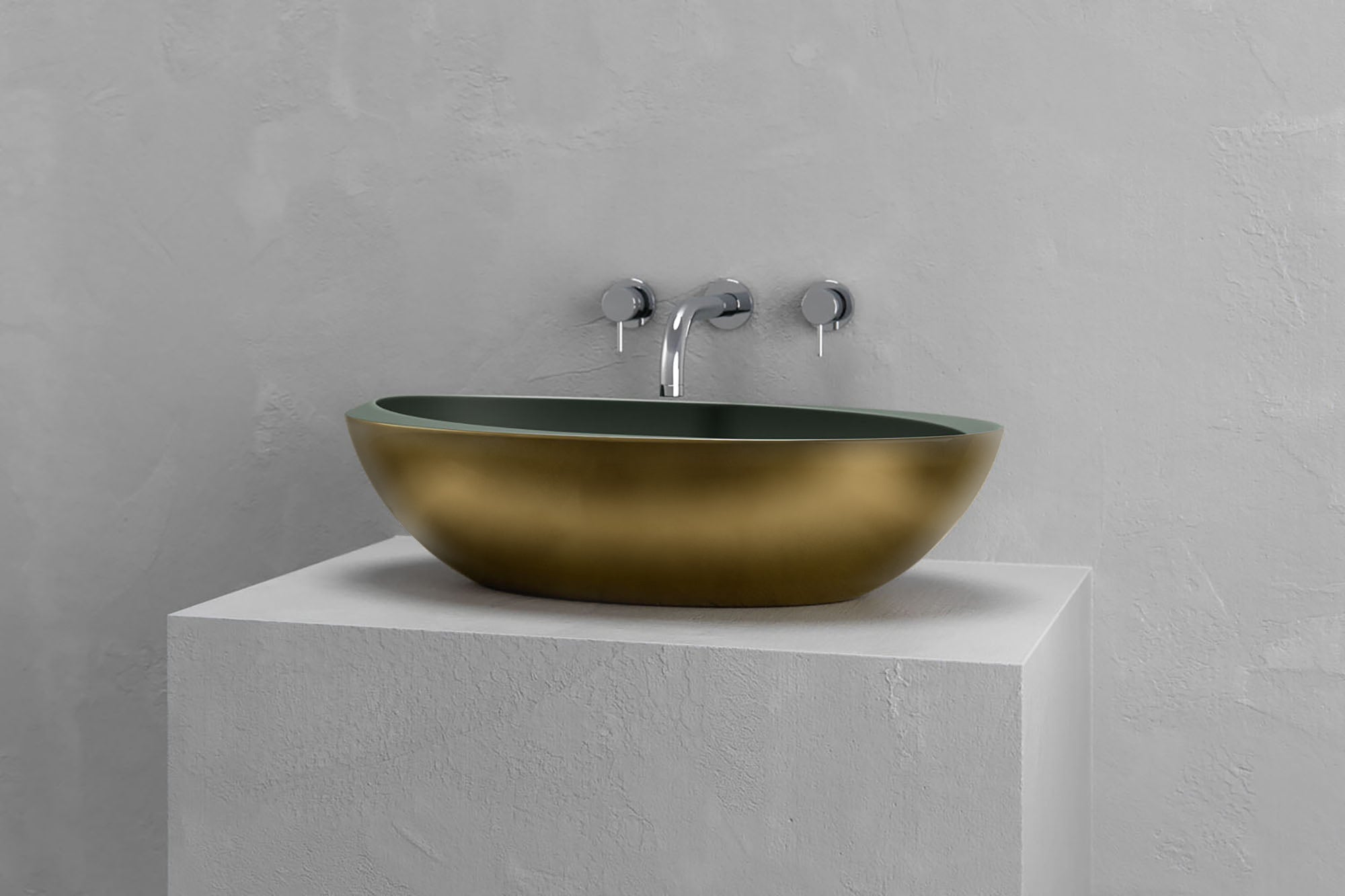 Half Ovoid Luxury Vessel Sink VAST Studio