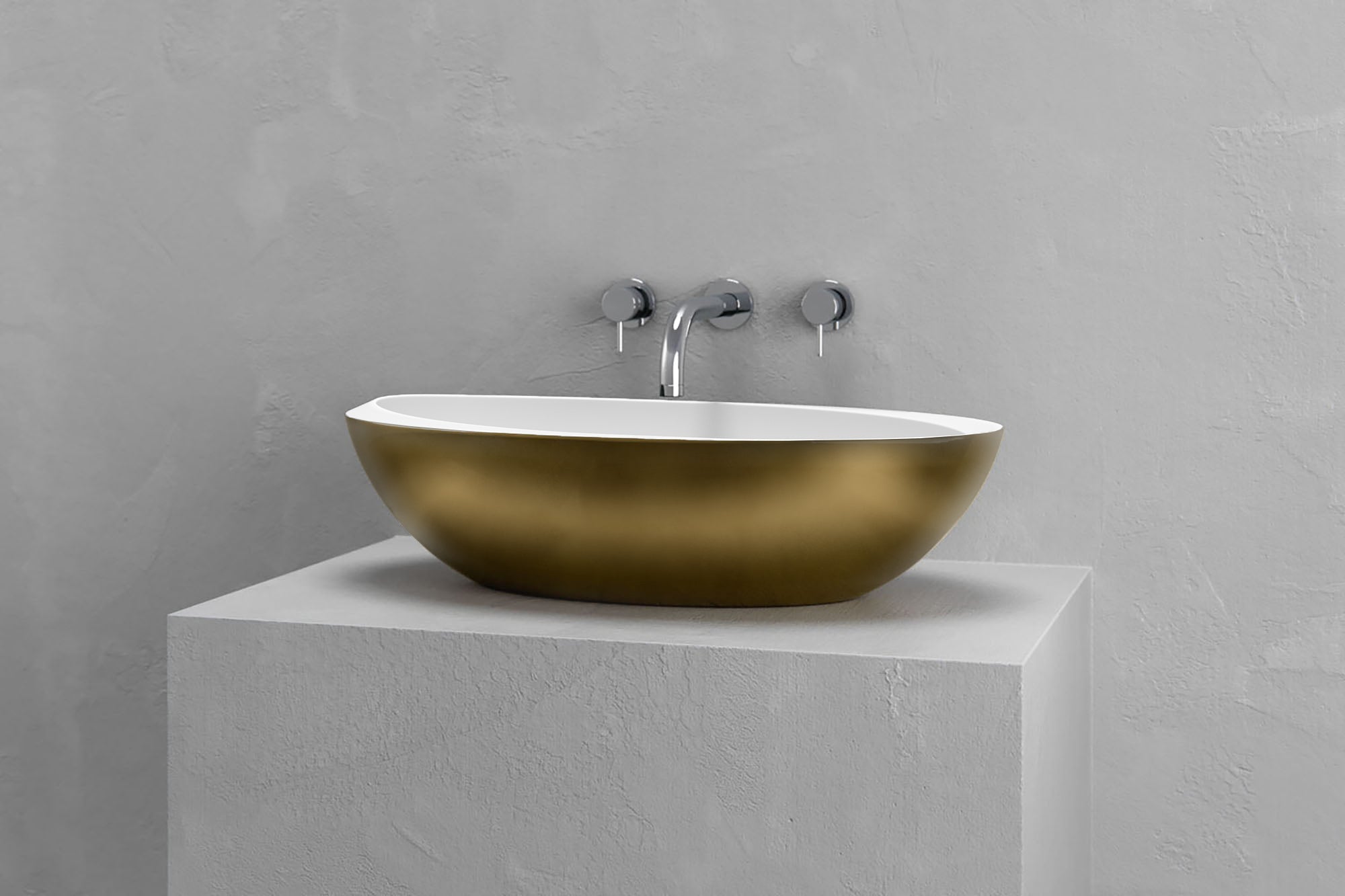 Half Ovoid Luxury Vessel Sink VAST Studio