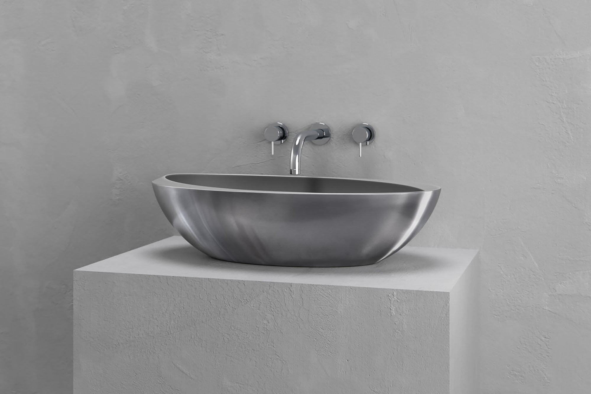 Half Ovoid Luxury Vessel Sink VAST Studio