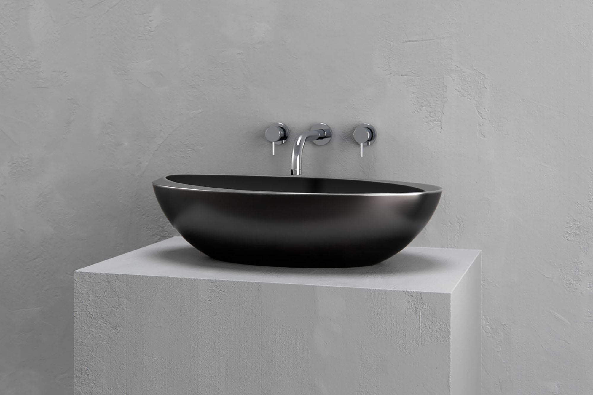 Half Ovoid Luxury Vessel Sink VAST Studio