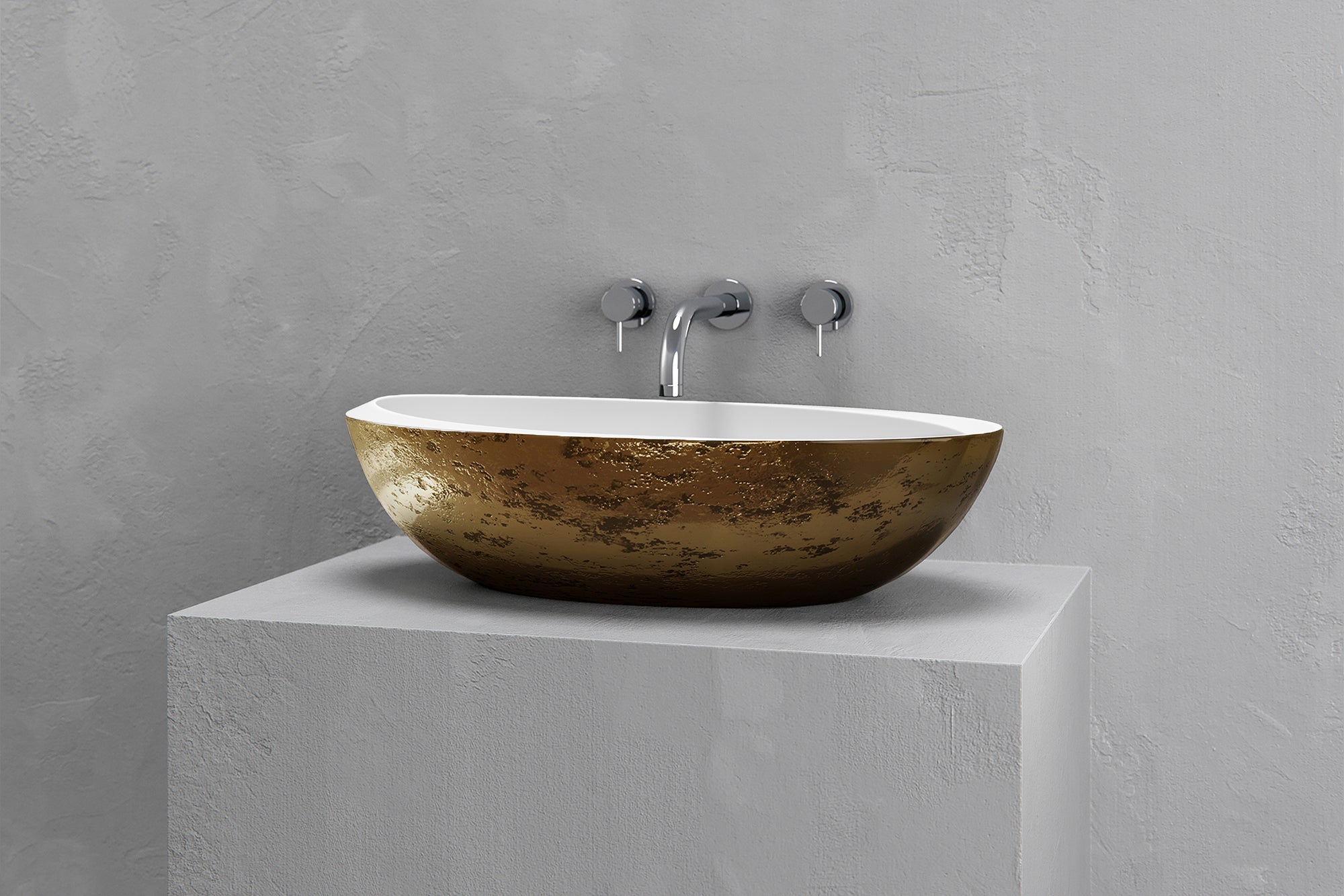 Half Ovoid Luxury Vessel Sink VAST Studio