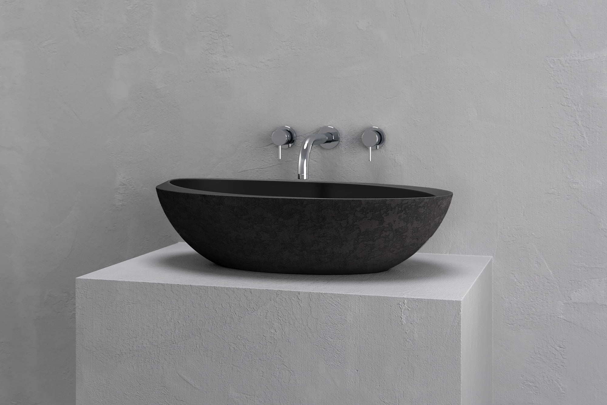 Half Ovoid Luxury Vessel Sink VAST Studio