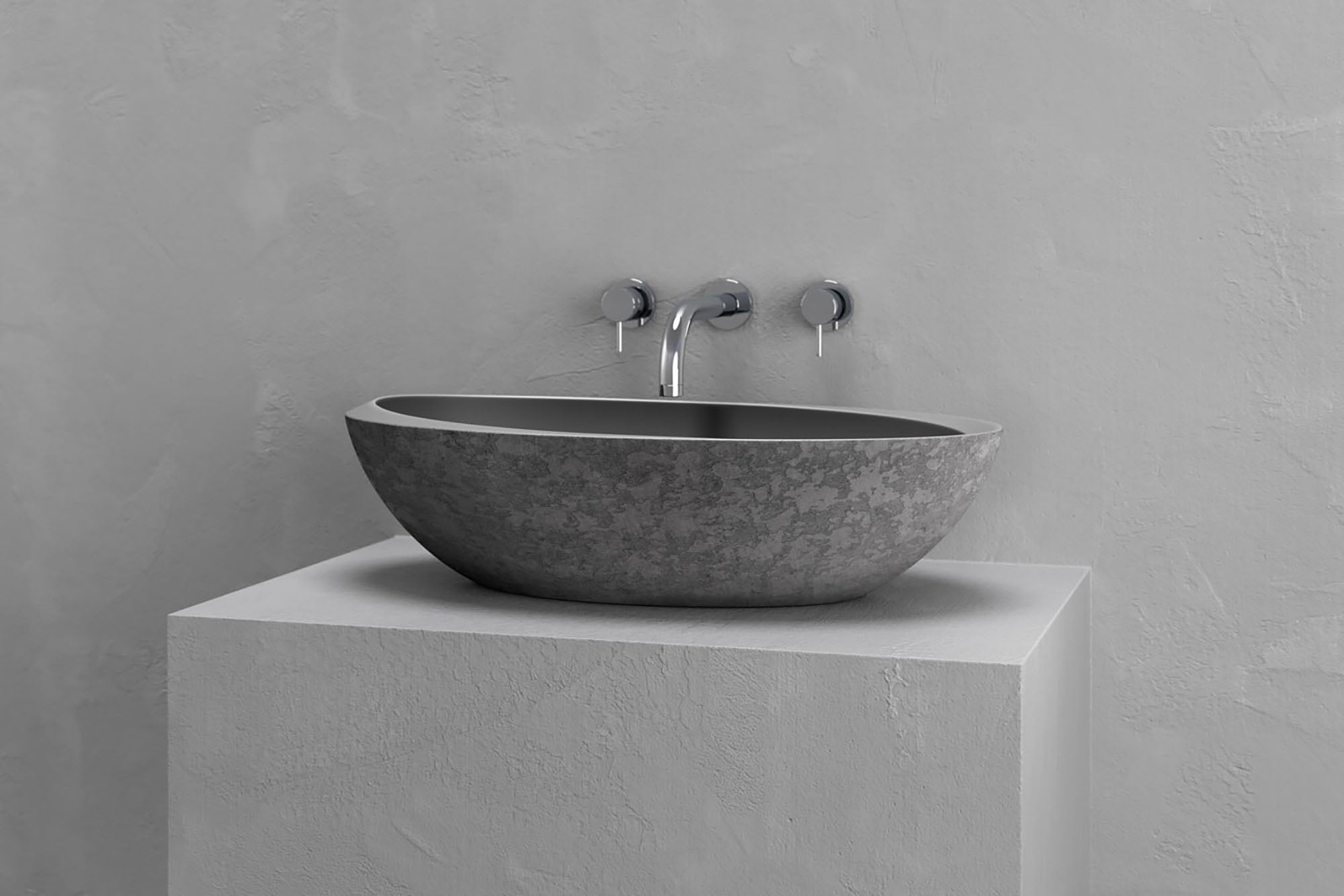 Half Ovoid Luxury Vessel Sink VAST Studio