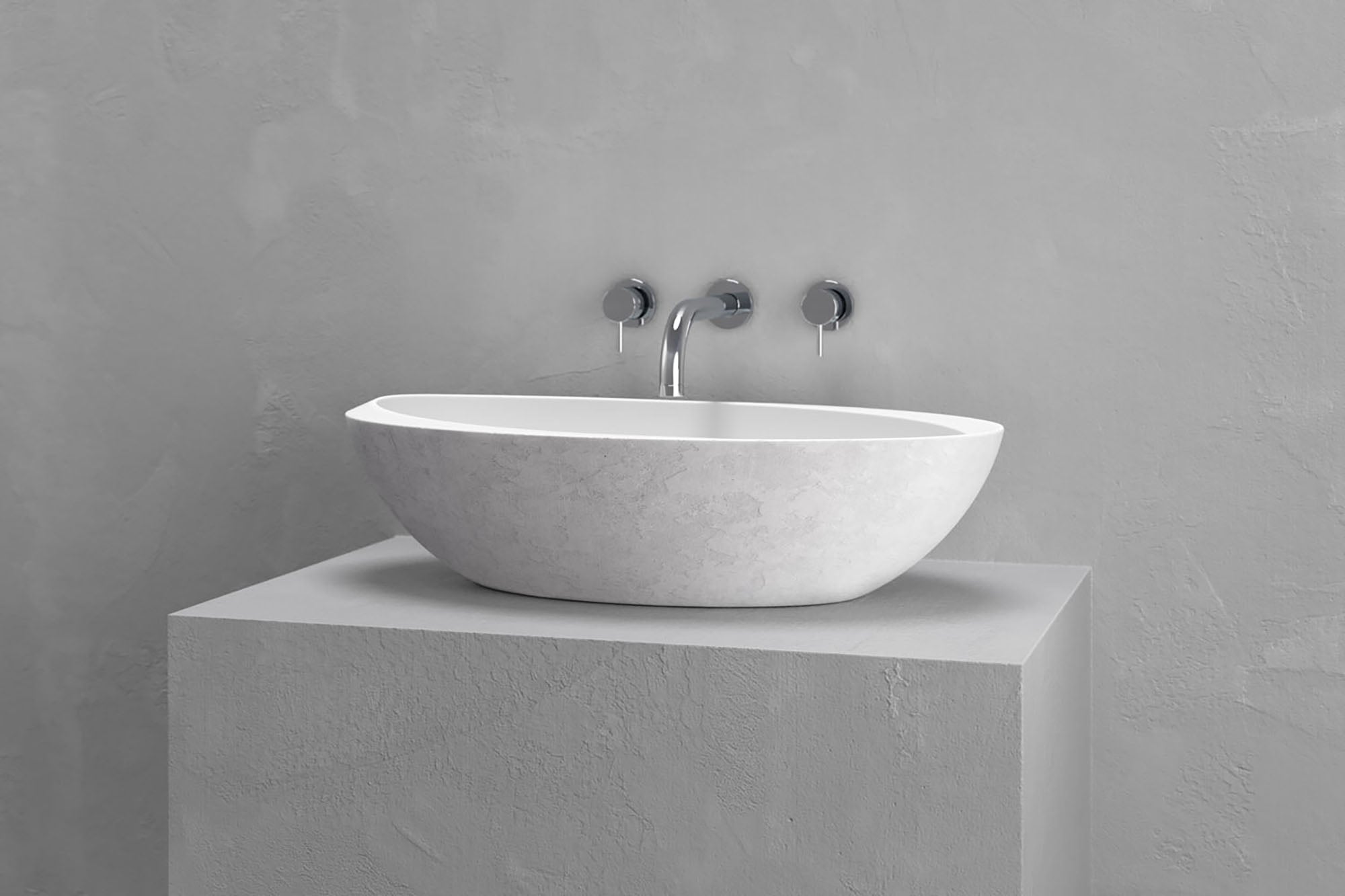Half Ovoid Luxury Vessel Sink VAST Studio
