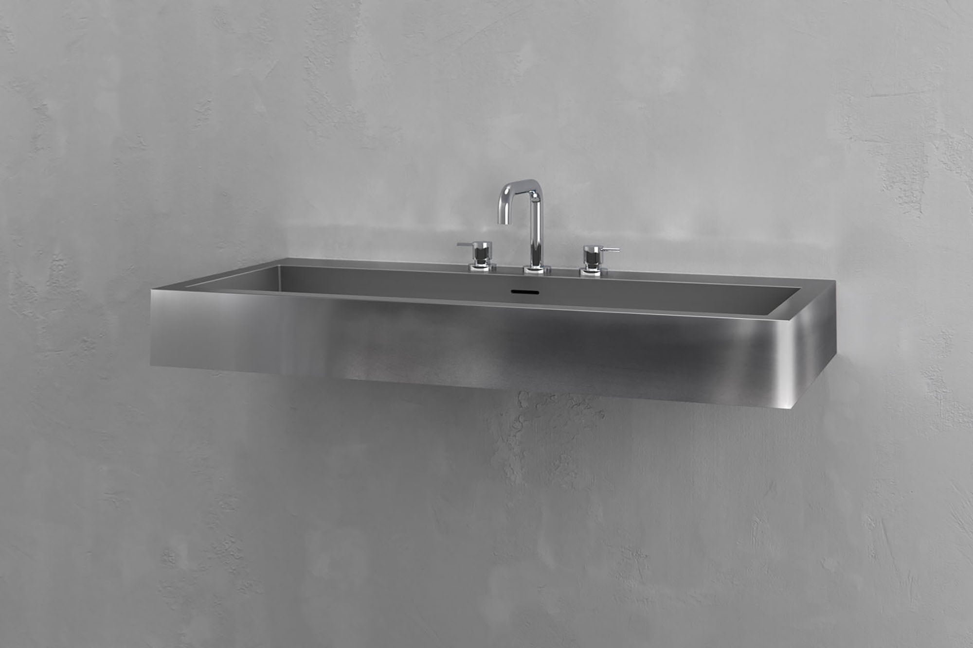 Wall Mounted Rectangular Bathroom Sink VAST Studio