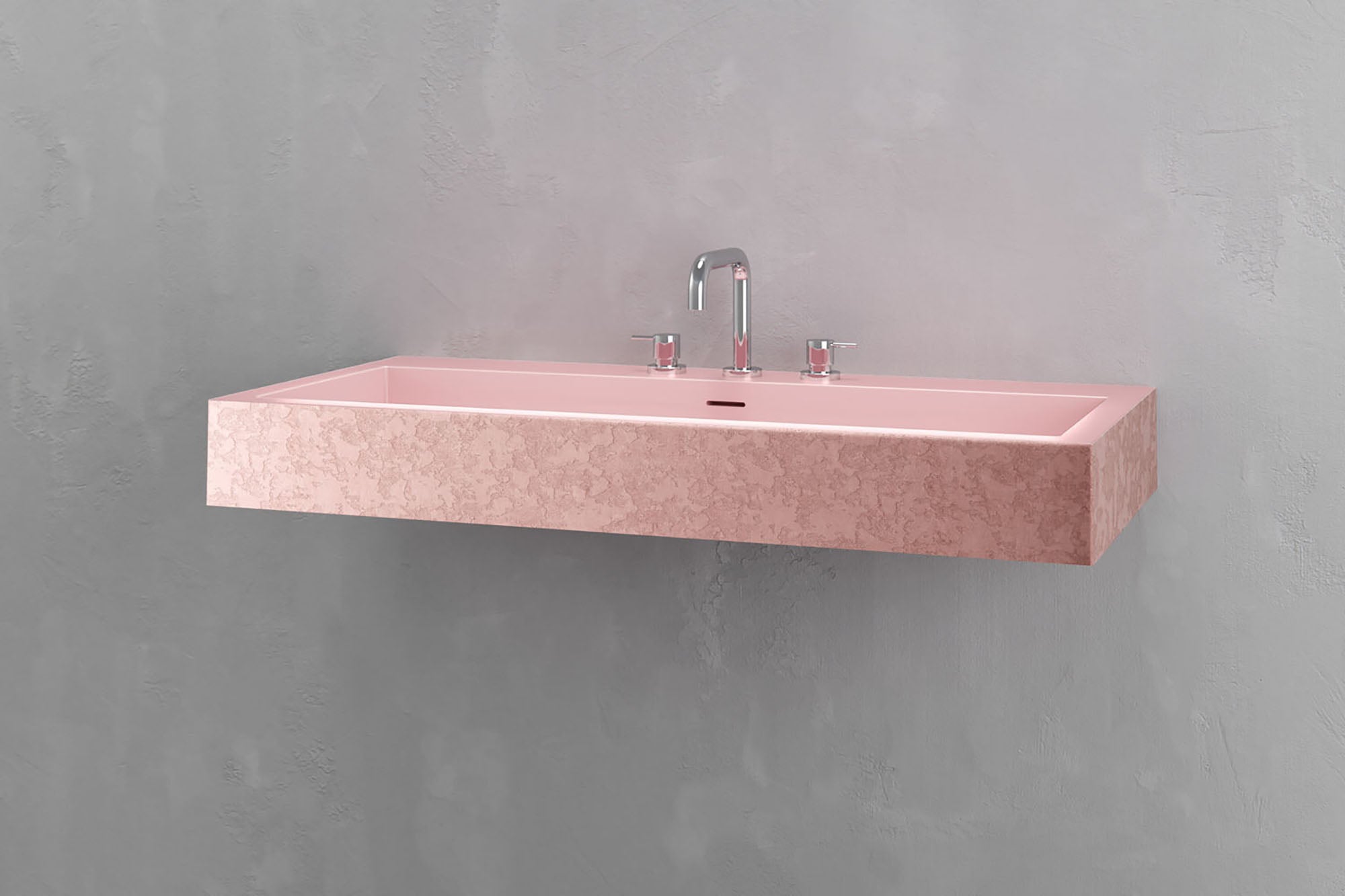 Wall Mounted Rectangular Bathroom Sink VAST Studio