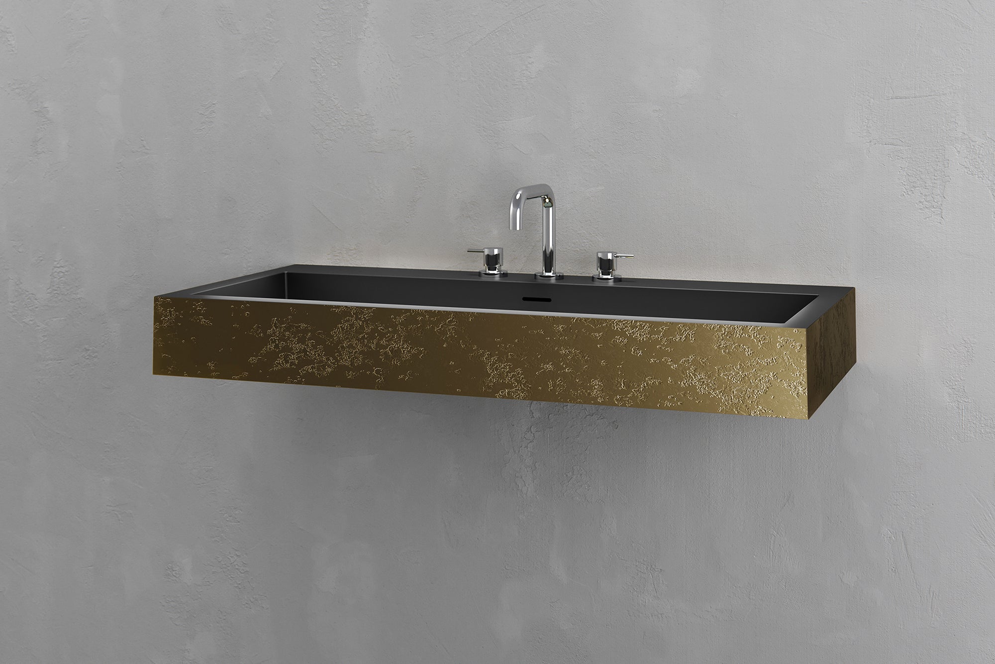 Wall Mounted Rectangular Bathroom Sink VAST Studio