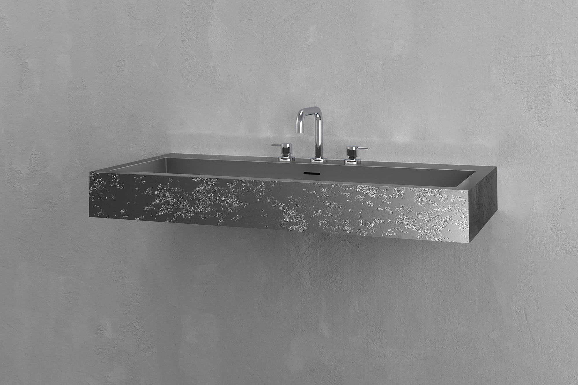 Wall Mounted Rectangular Bathroom Sink VAST Studio