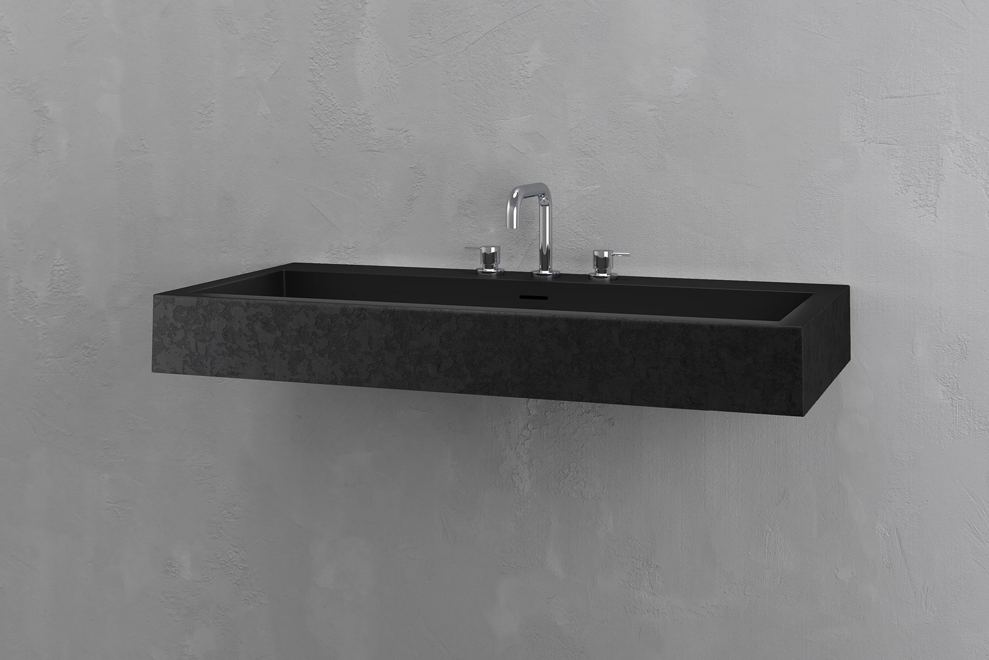 Wall Mounted Rectangular Bathroom Sink VAST Studio