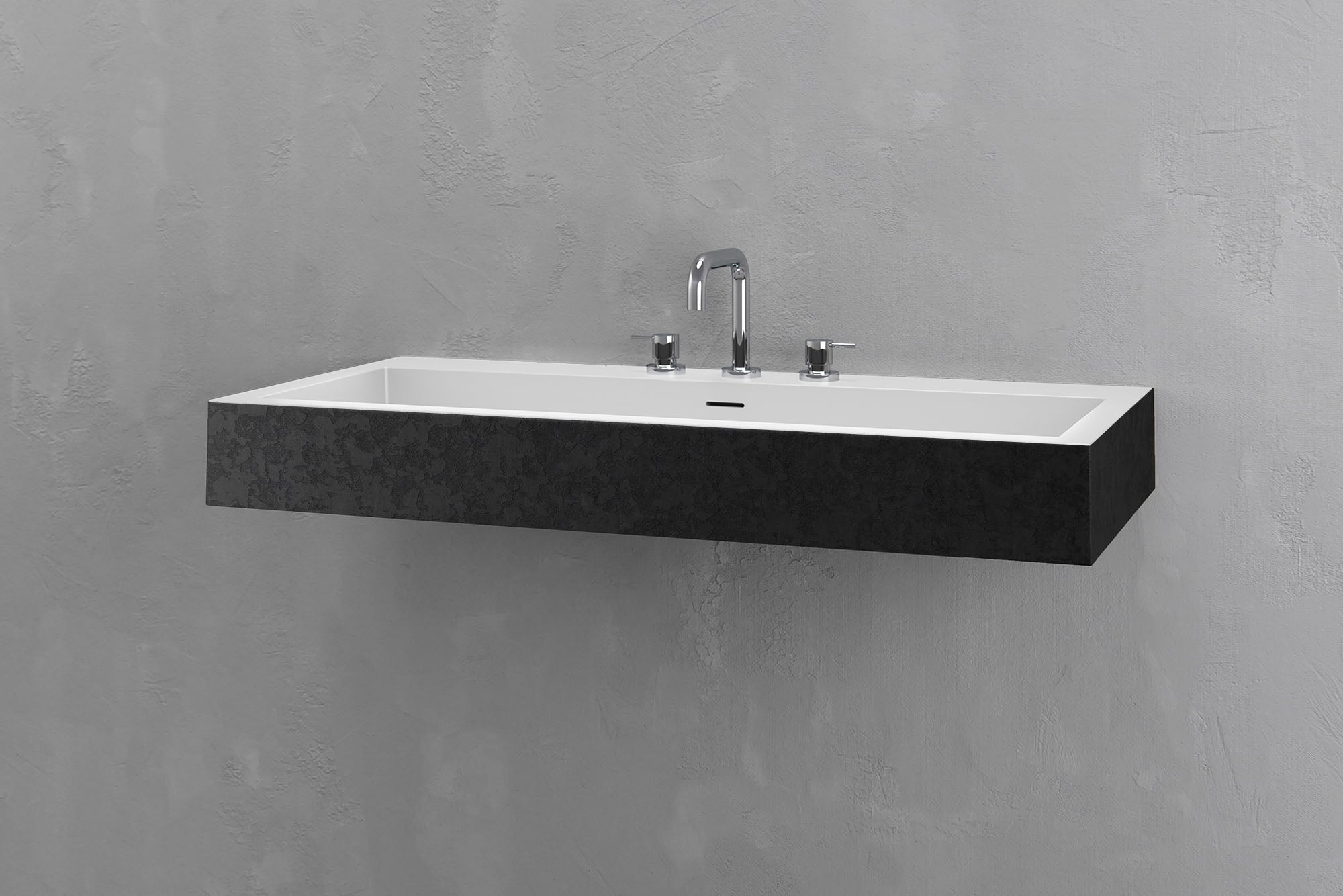 Wall Mounted Rectangular Bathroom Sink VAST Studio