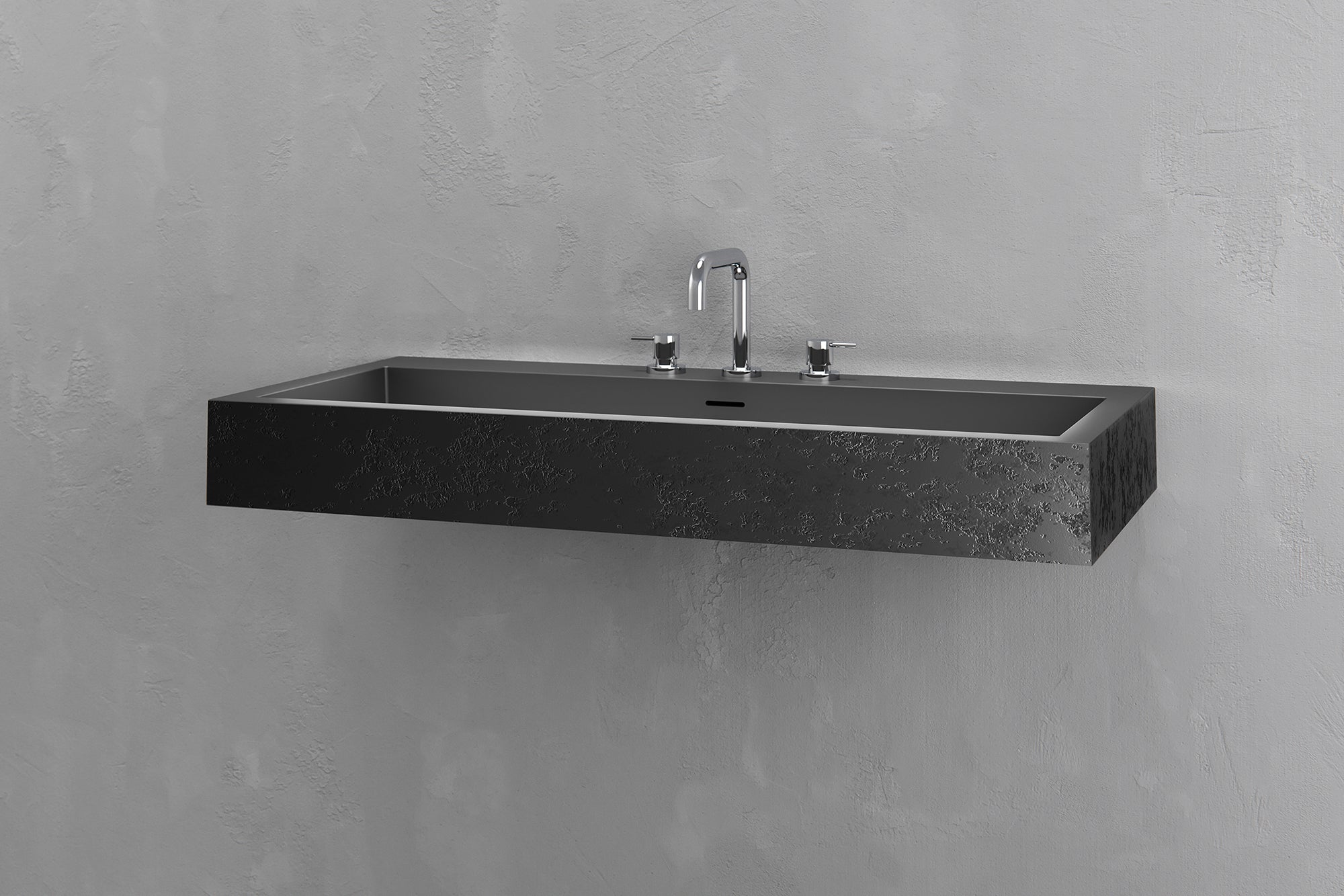 Wall Mounted Rectangular Bathroom Sink VAST Studio