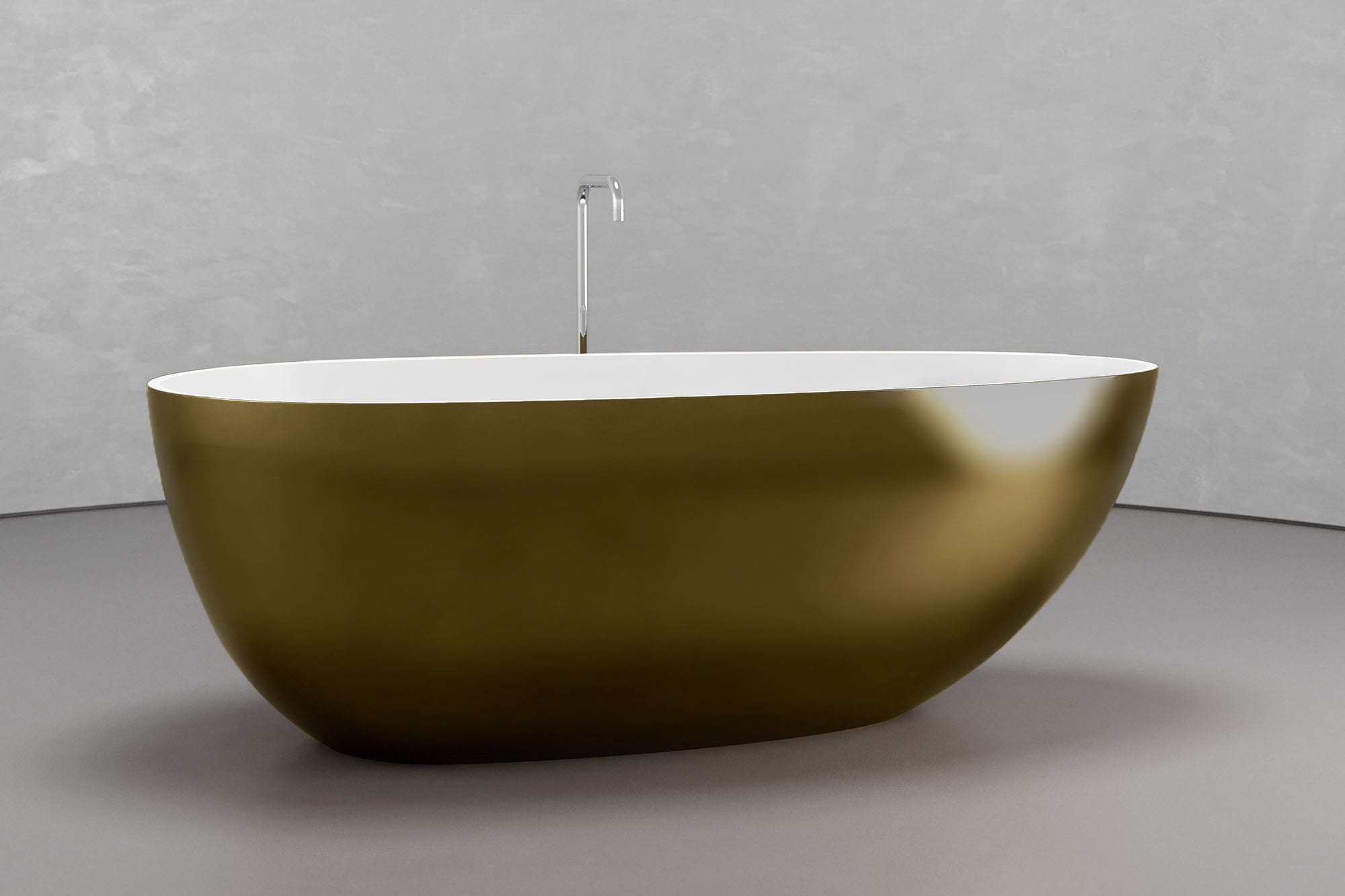 Ovoid Soaking Bathtub VAST Studio