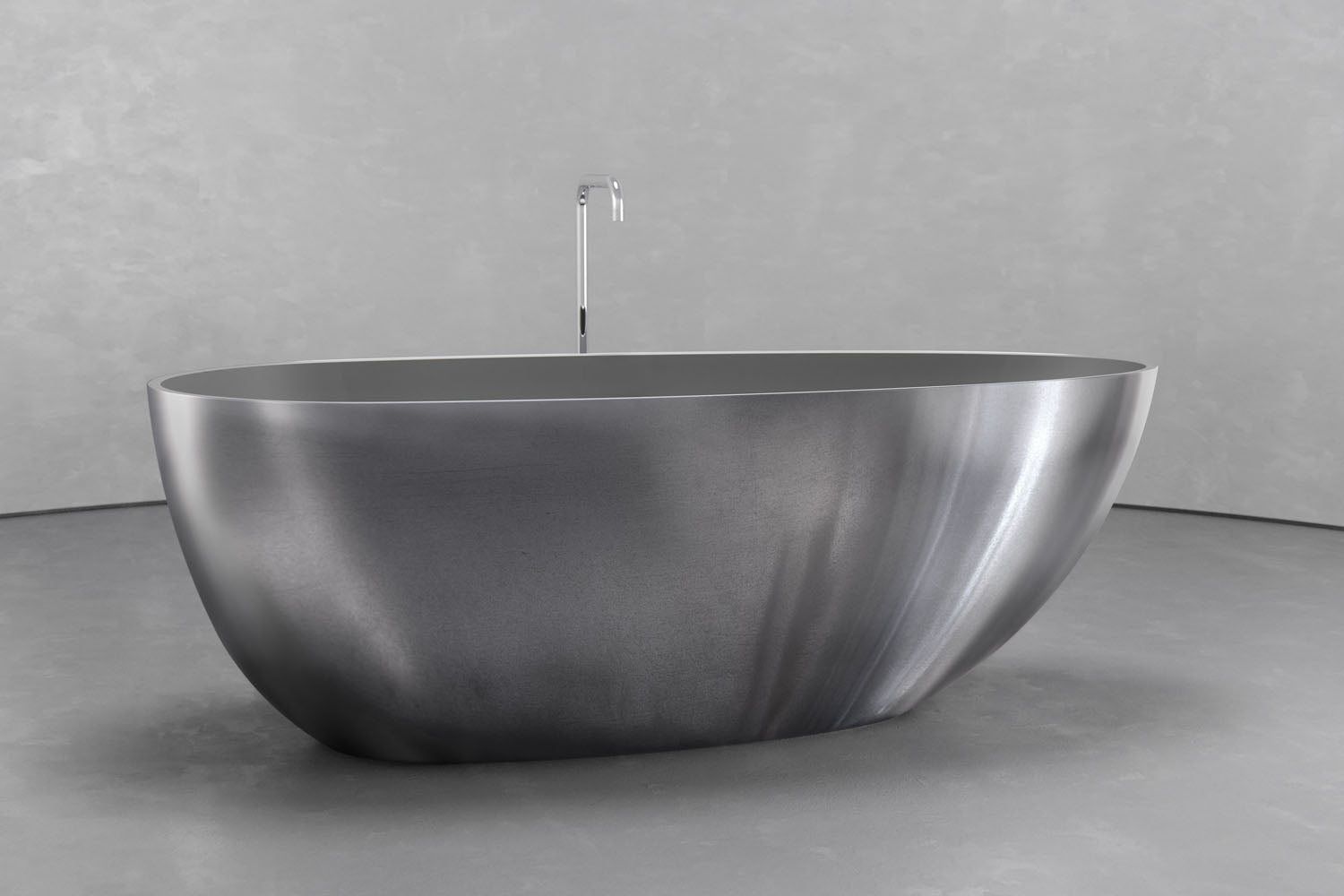 Ovoid Soaking Bathtub VAST Studio