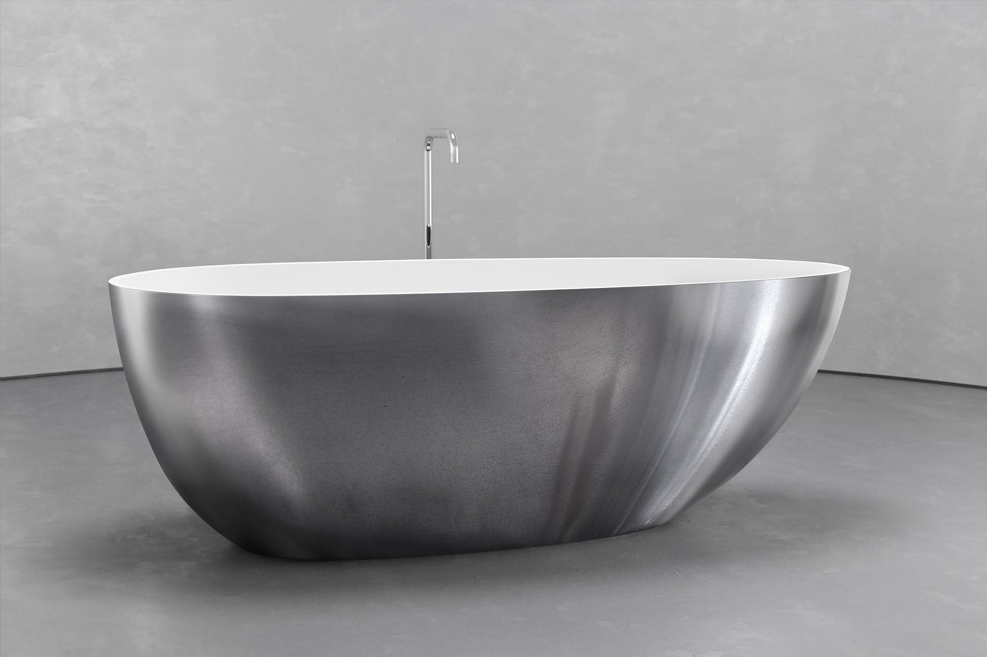 Ovoid Soaking Bathtub VAST Studio