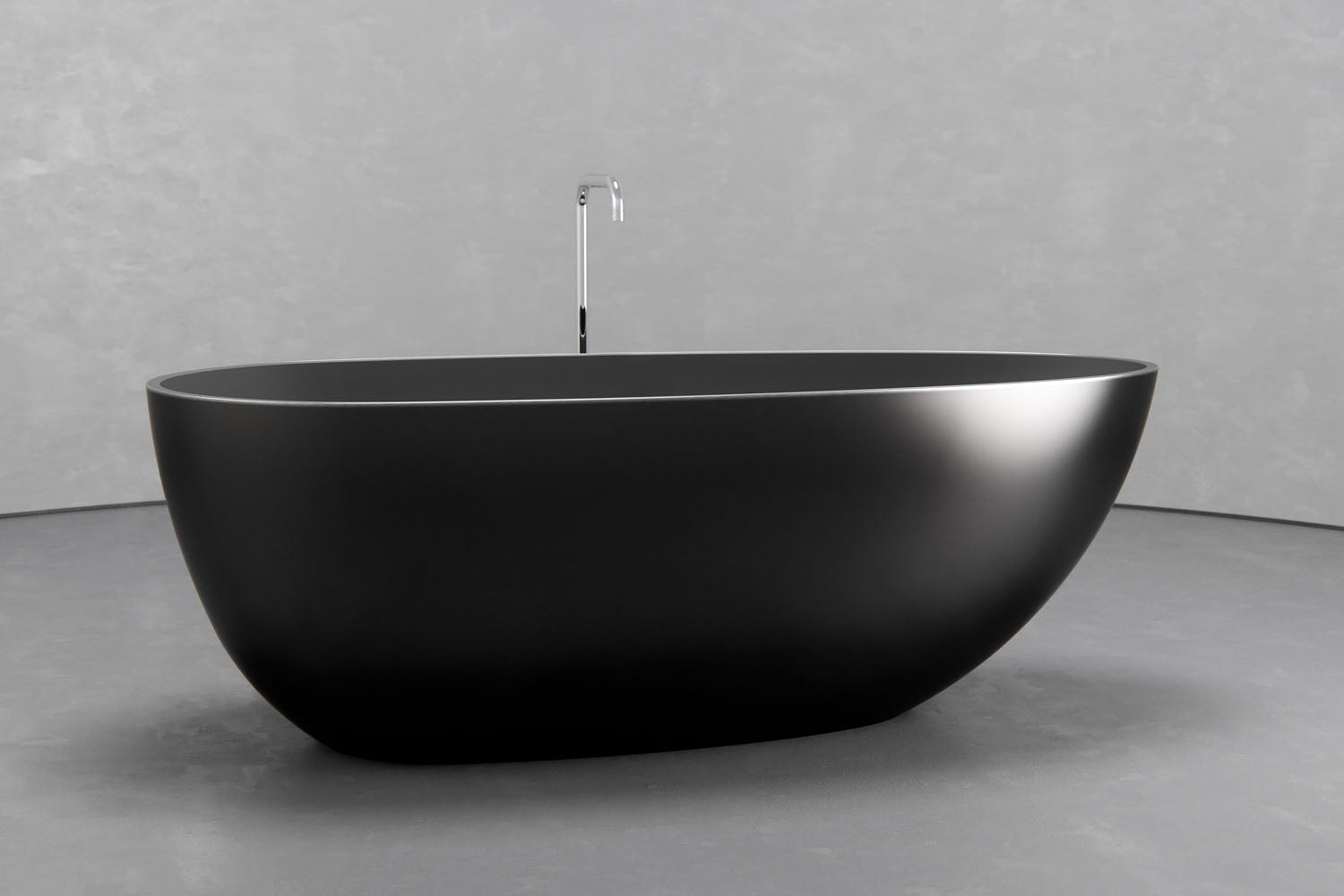 Ovoid Soaking Bathtub VAST Studio