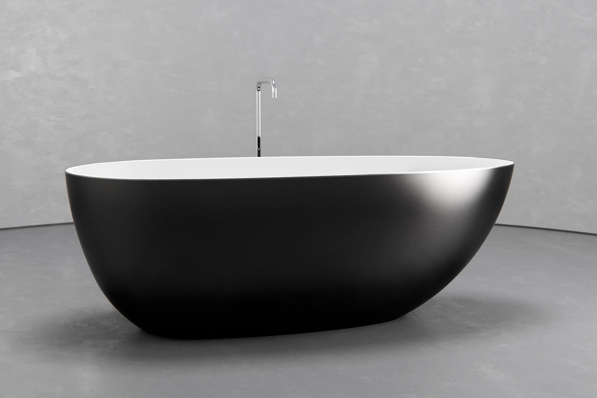 Ovoid Soaking Bathtub VAST Studio