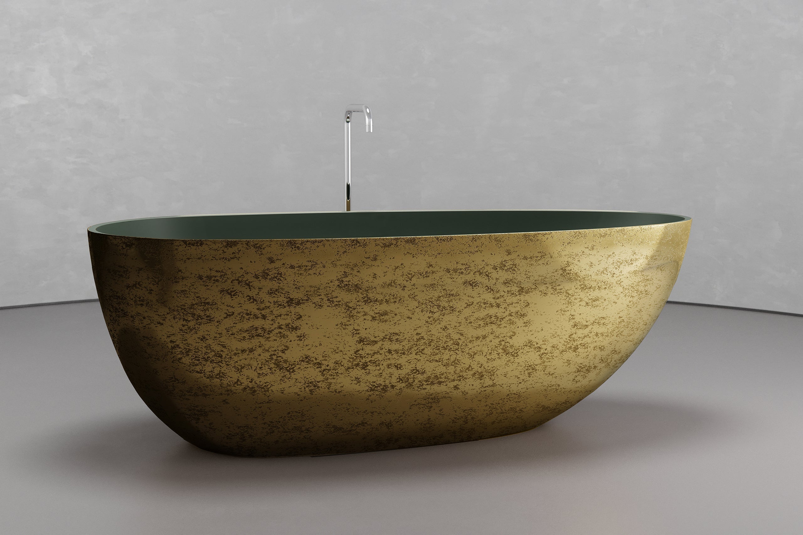 Ovoid Soaking Bathtub VAST Studio