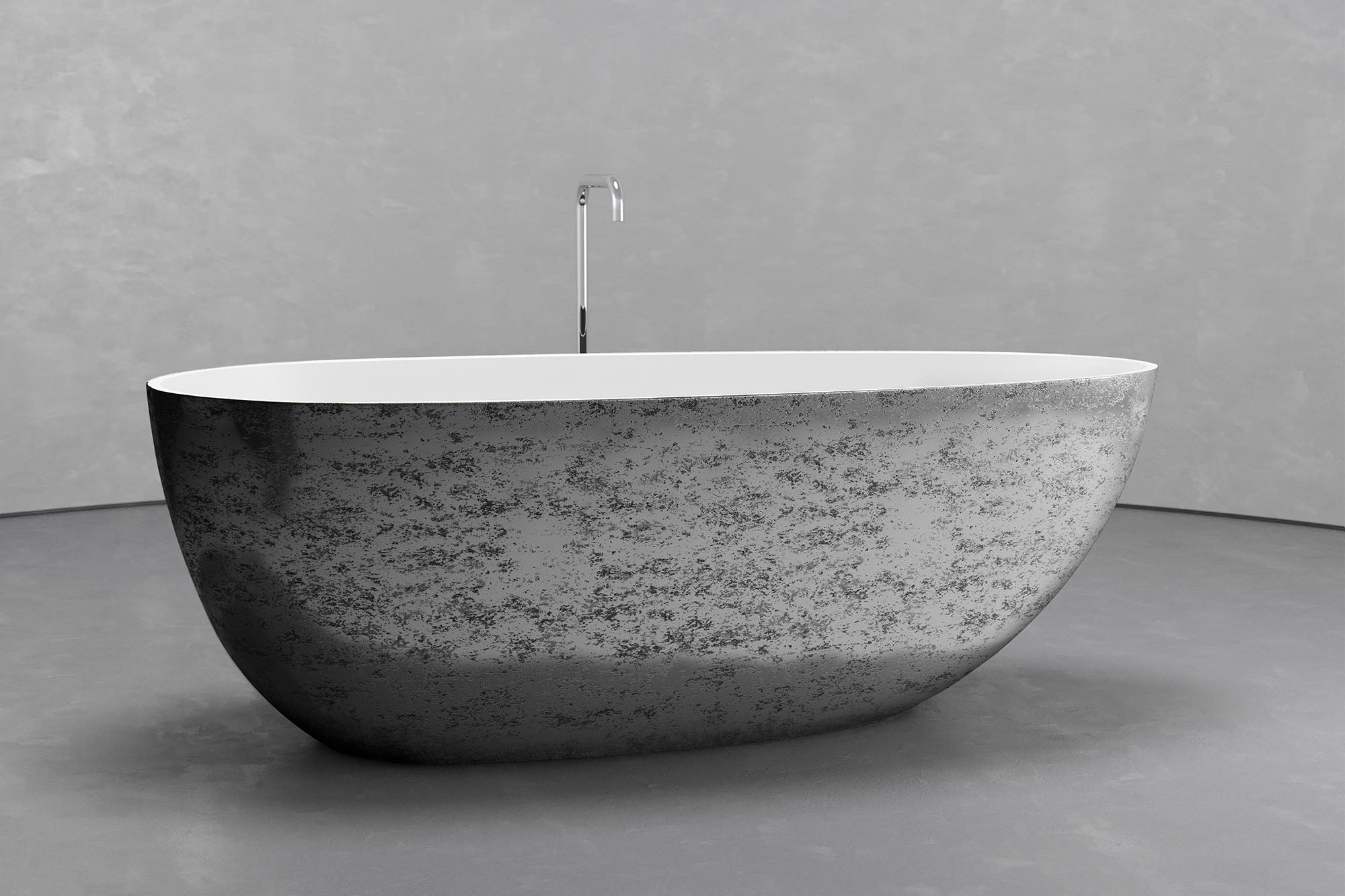 Ovoid Soaking Bathtub VAST Studio