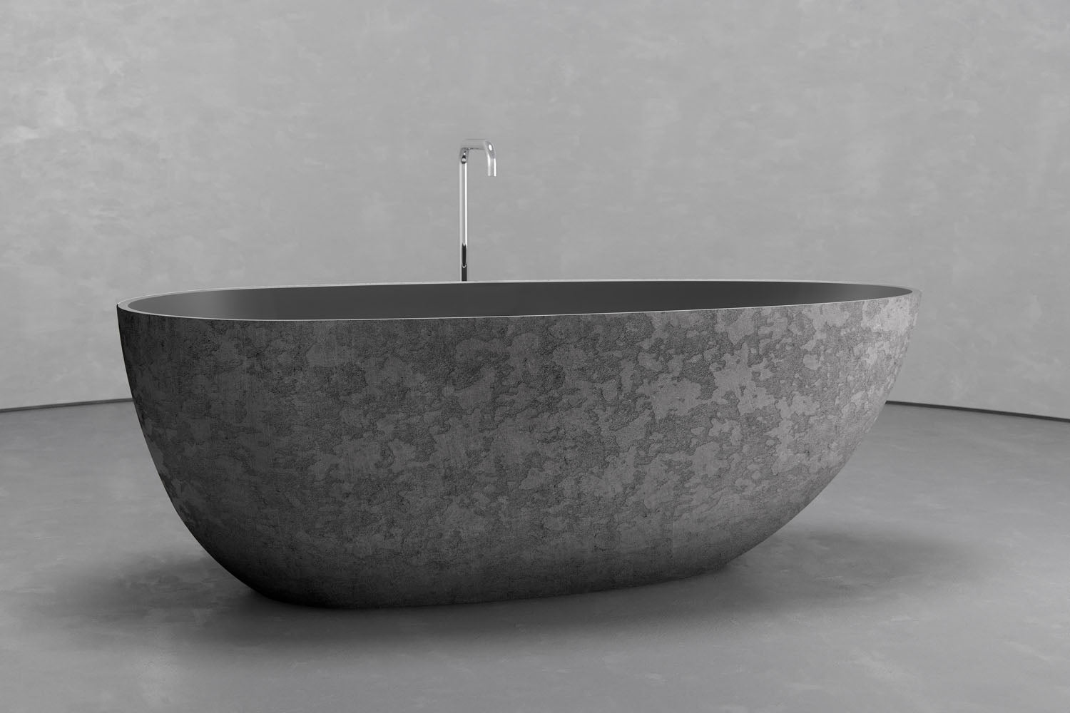 Ovoid Soaking Bathtub VAST Studio