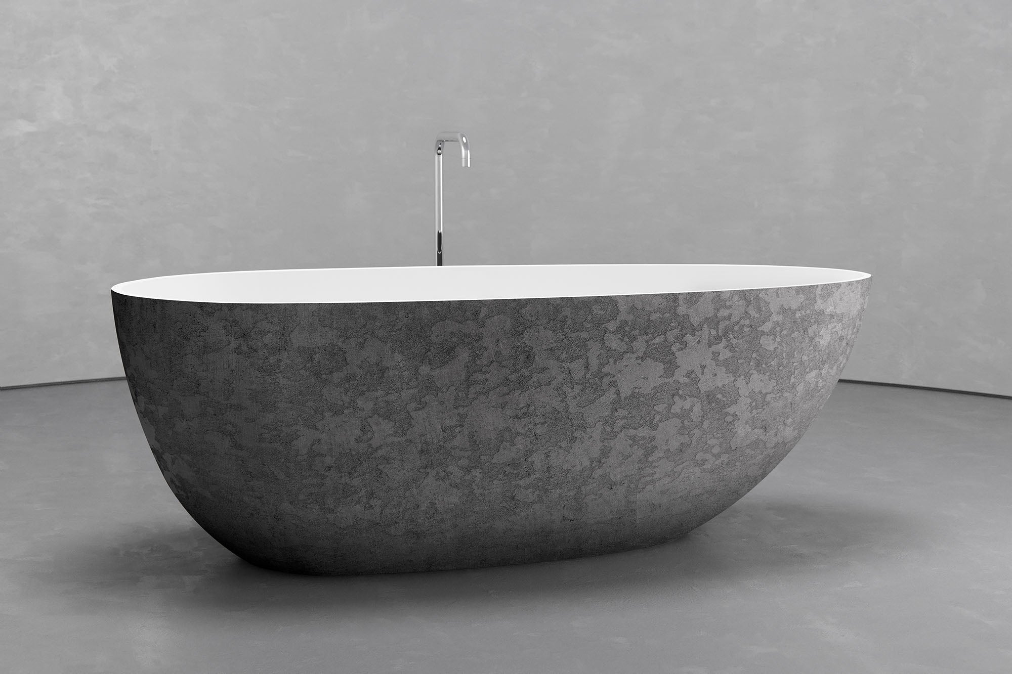 Ovoid Soaking Bathtub VAST Studio