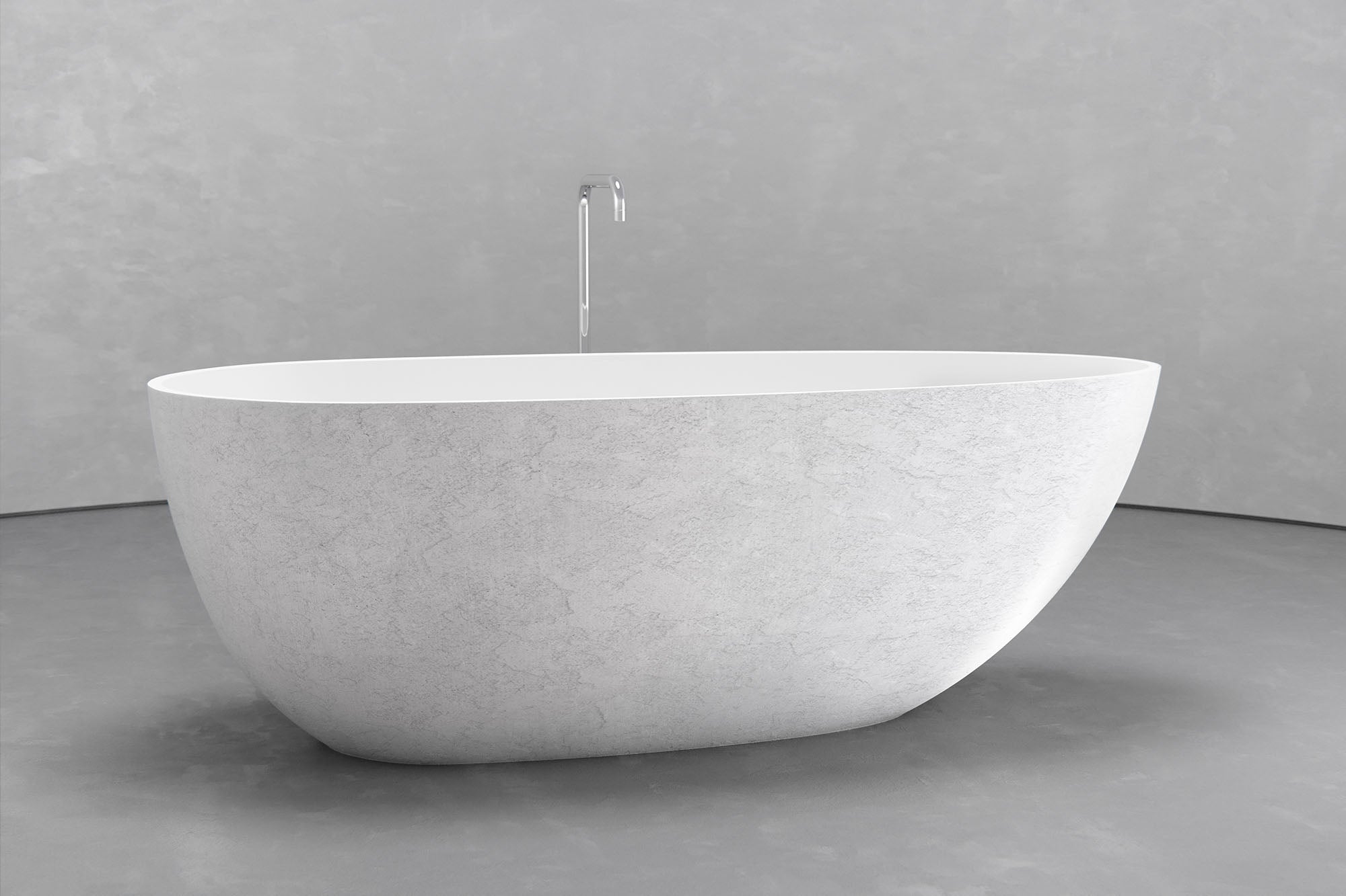 Ovoid Soaking Bathtub VAST Studio