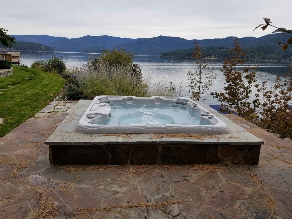 El Dorado Hot Tub - 5-Person Deep Comfort for Full-Body Hydrotherapy Patio Elegance