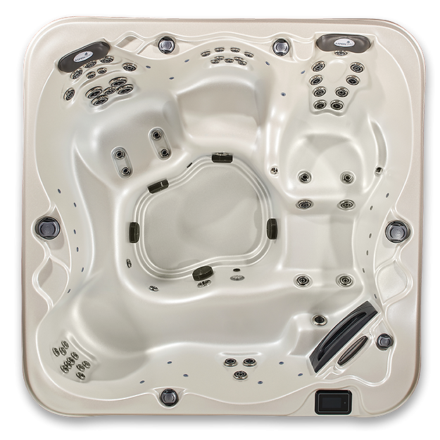 El Dorado Hot Tub - 5-Person Deep Comfort for Full-Body Hydrotherapy Patio Elegance