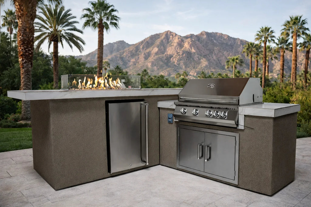 Kokomo BBQ Island Baja with fire - Haus Of Elevation