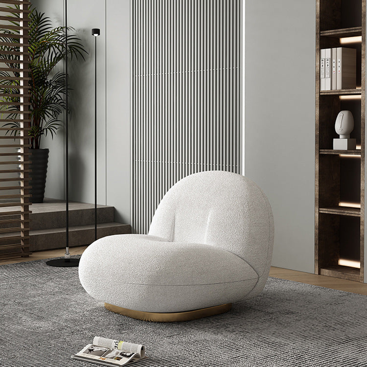 Lamb Wool Living Room Fabric Sofa FLIPSTYLEZLLC