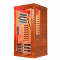 One person infrared sauna with red light HouseOfZazla