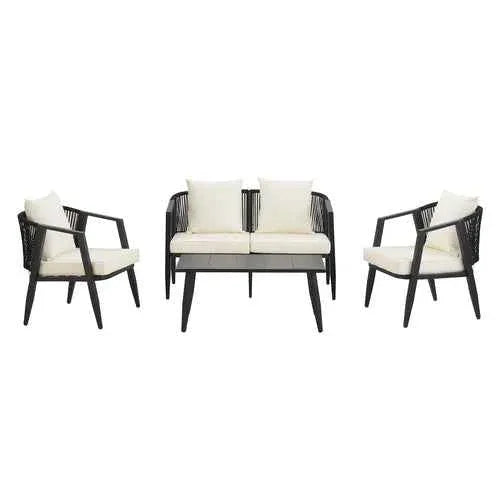Durable and Comfortable Outdoor Seating Set,Suitable for Patios, Trustymall