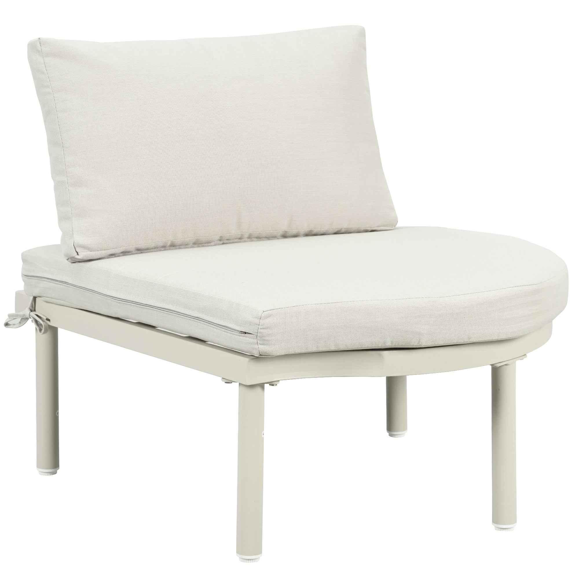 8-Piece Patio Sofa Furniture Set, Half Moon Outdoor Sectional Sofa Trustymall