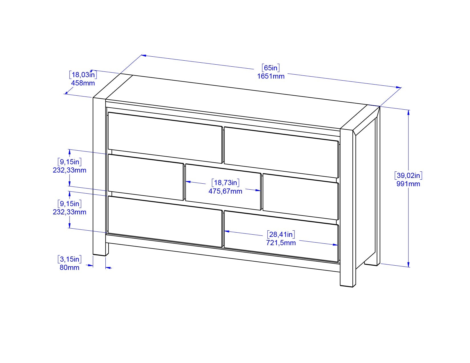 Best Quality Furniture Light Brown Oak Wood Bedroom Set with Charging Station Haus of Elevation
