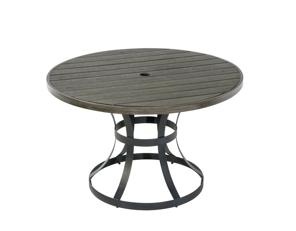 Best Quality Furniture 5 Piece Outdoor Patio Set in Gray Steel Metal Haus of Elevation