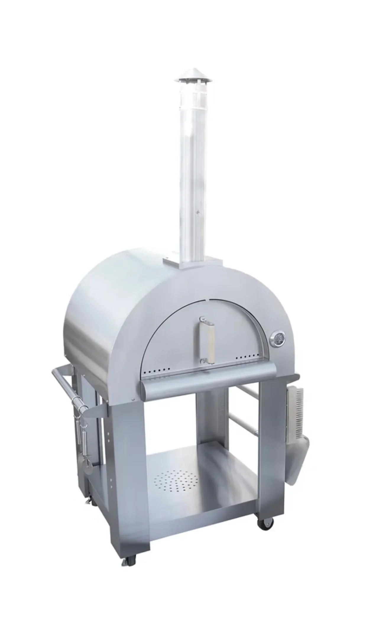 KoKoMo Wood-Burning Pizza Oven & Stand (Stainless Steel Outdoor Oven) - Haus Of Elevation