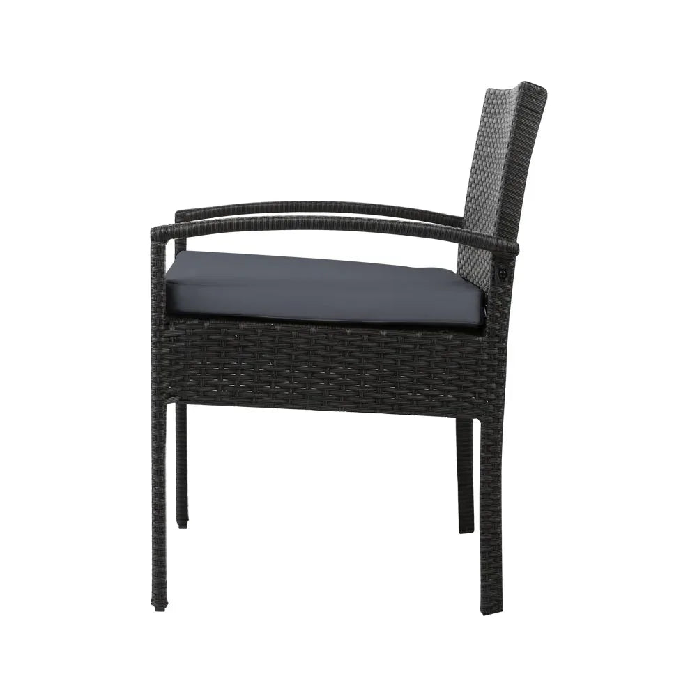 Gardeon Outdoor Furniture Dining Chairs Wicker Garden Patio Cushion Trustymall