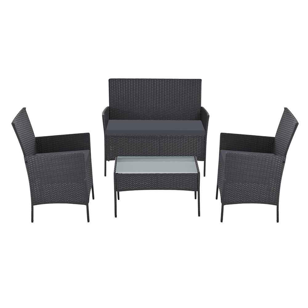 Gardeon Garden Furniture Outdoor Lounge Setting Wicker Sofa Patio Trustymall