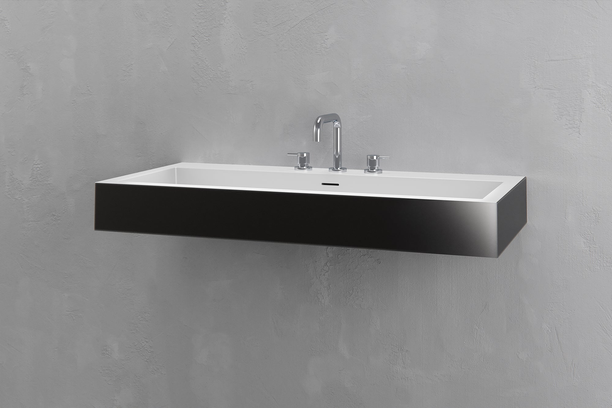 Wall Mounted Rectangular Bathroom Sink VAST Studio