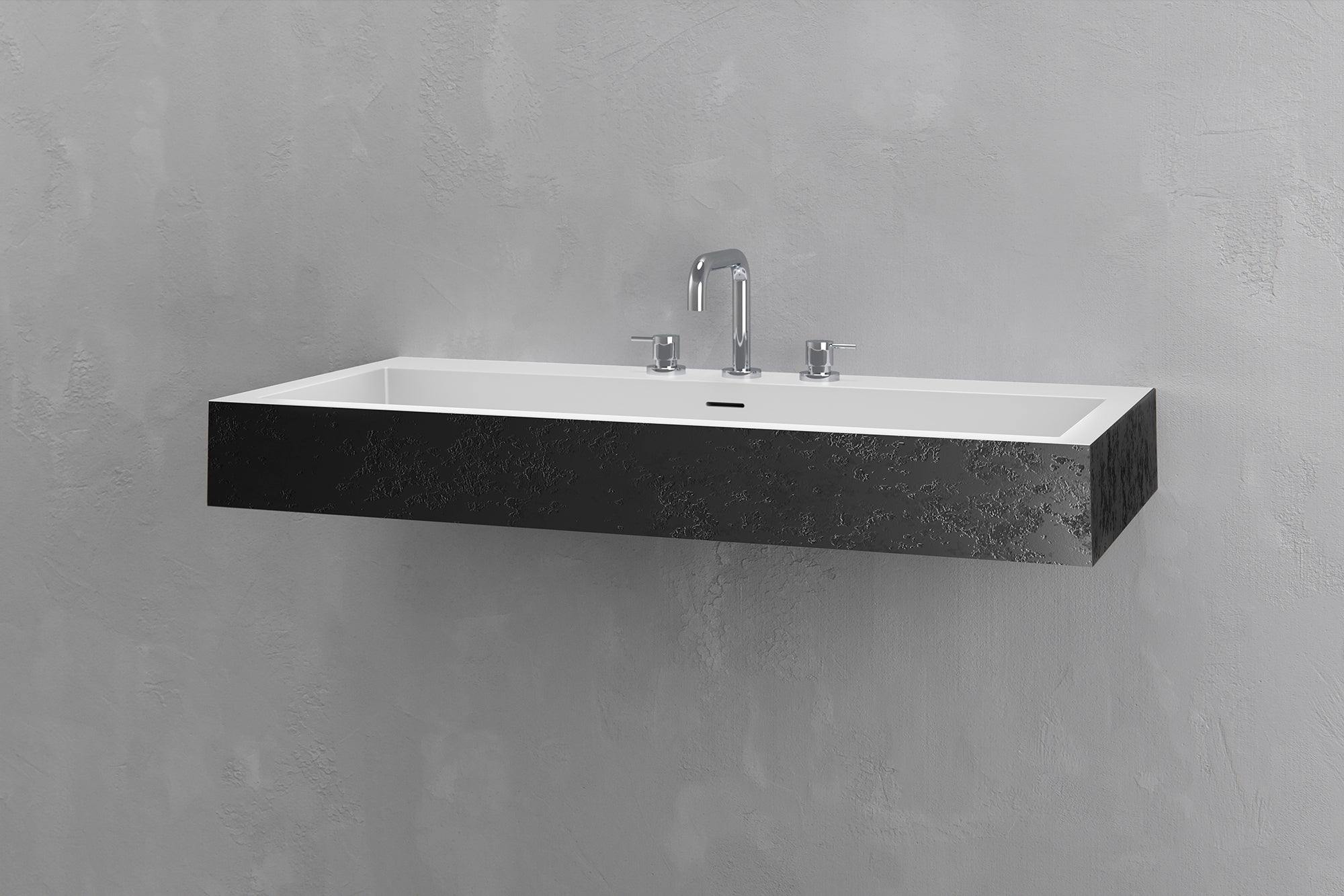 Wall Mounted Rectangular Bathroom Sink VAST Studio
