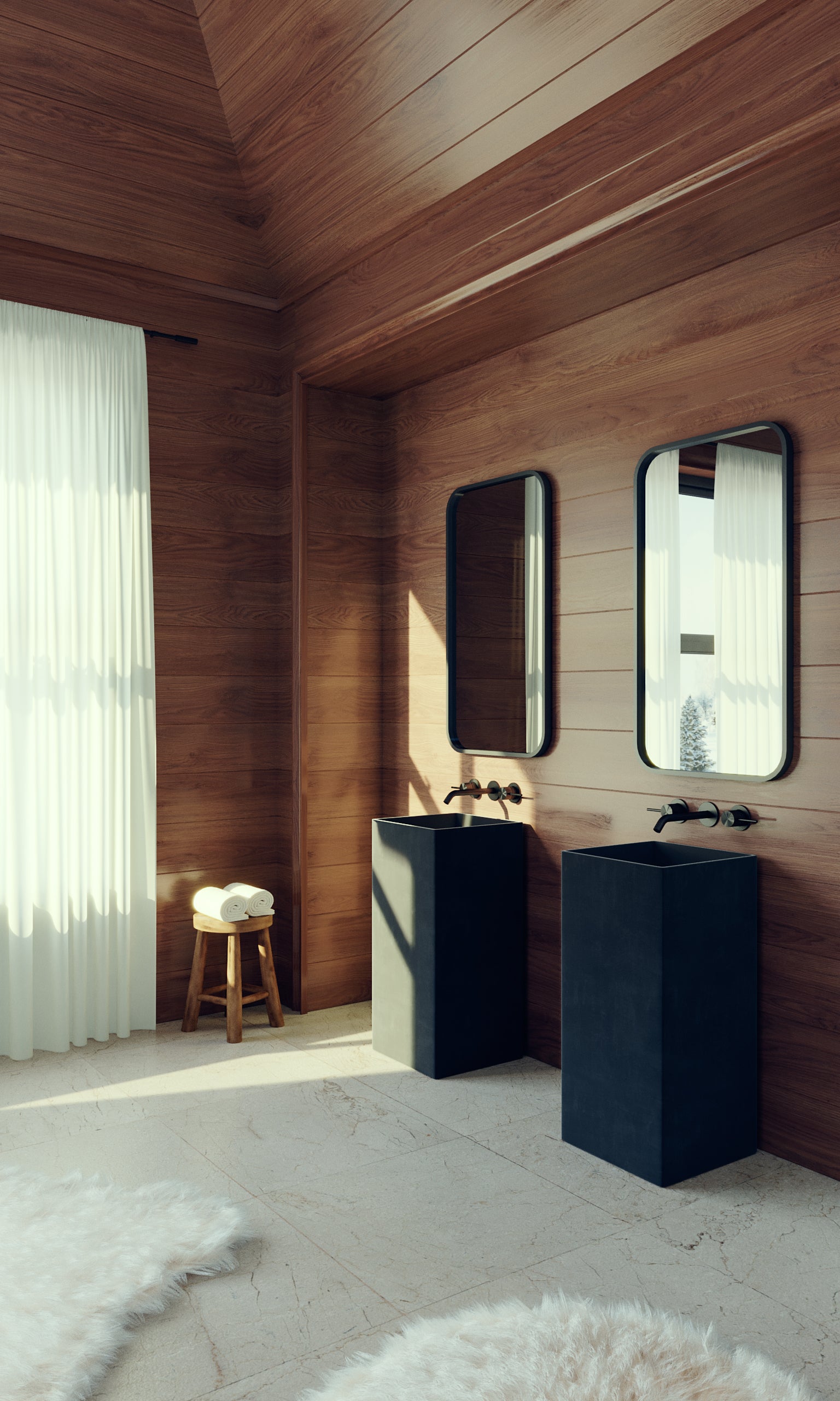Rectangular Bathroom Sink VAST Studio