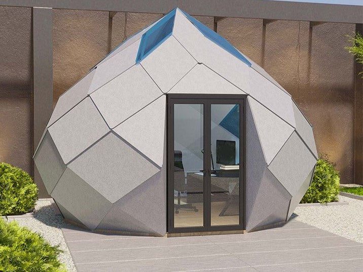 Patio Elegance Zomes Pod – 120 sq ft Eco-Friendly Outdoor Office Pod Patio Elegance