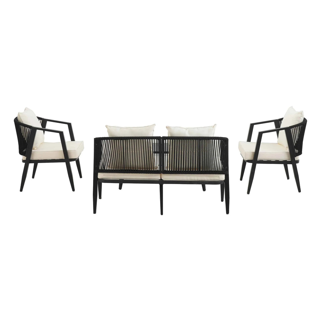 Durable and Comfortable Outdoor Seating Set,Suitable for Patios, Trustymall