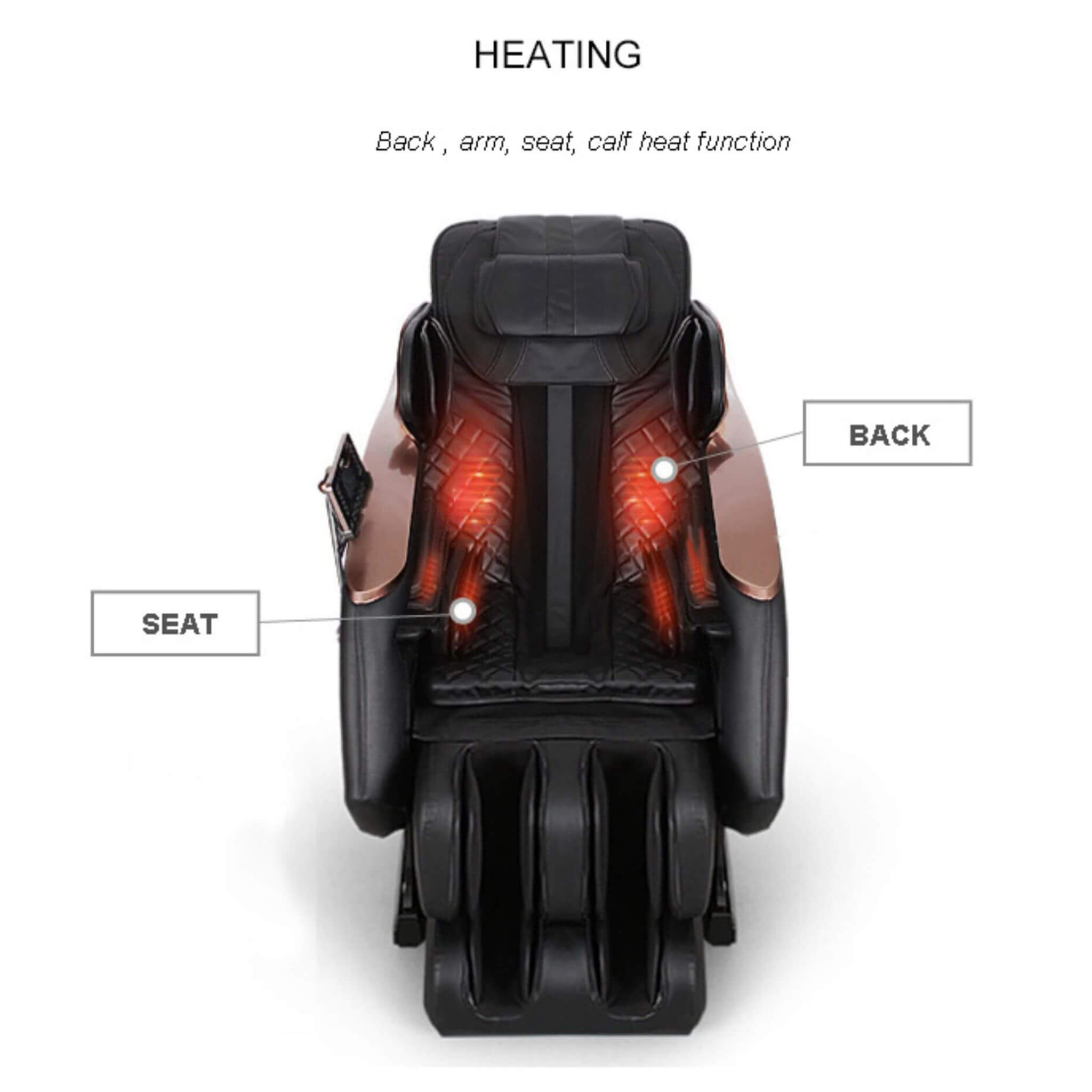 Airvana Zenith Full Body Zero Gravity Shiatsu Massage Chair With Heat And Voice Control (SAK93154) SAKSBY WHOLESALE