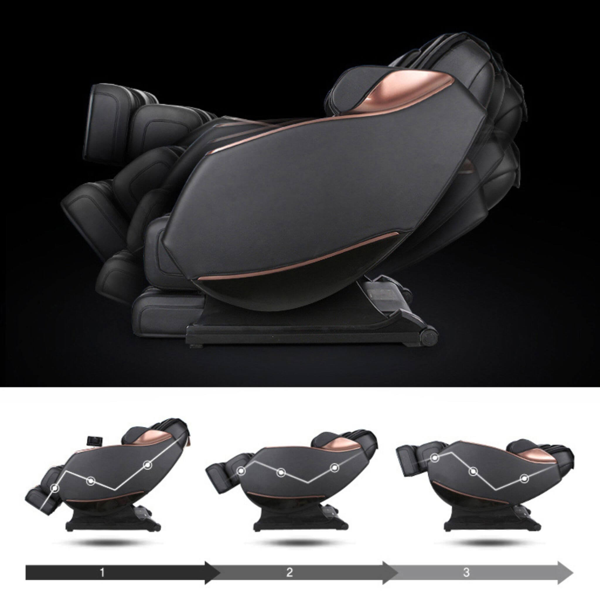 Airvana Zenith Full Body Zero Gravity Shiatsu Massage Chair With Heat And Voice Control (SAK93154) SAKSBY WHOLESALE