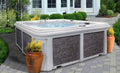 Arcadia Luxury Hot Tub – 7-Person Spa with Dual Captain’s Chairs & Open Footwell, 8' Design Patio Elegance