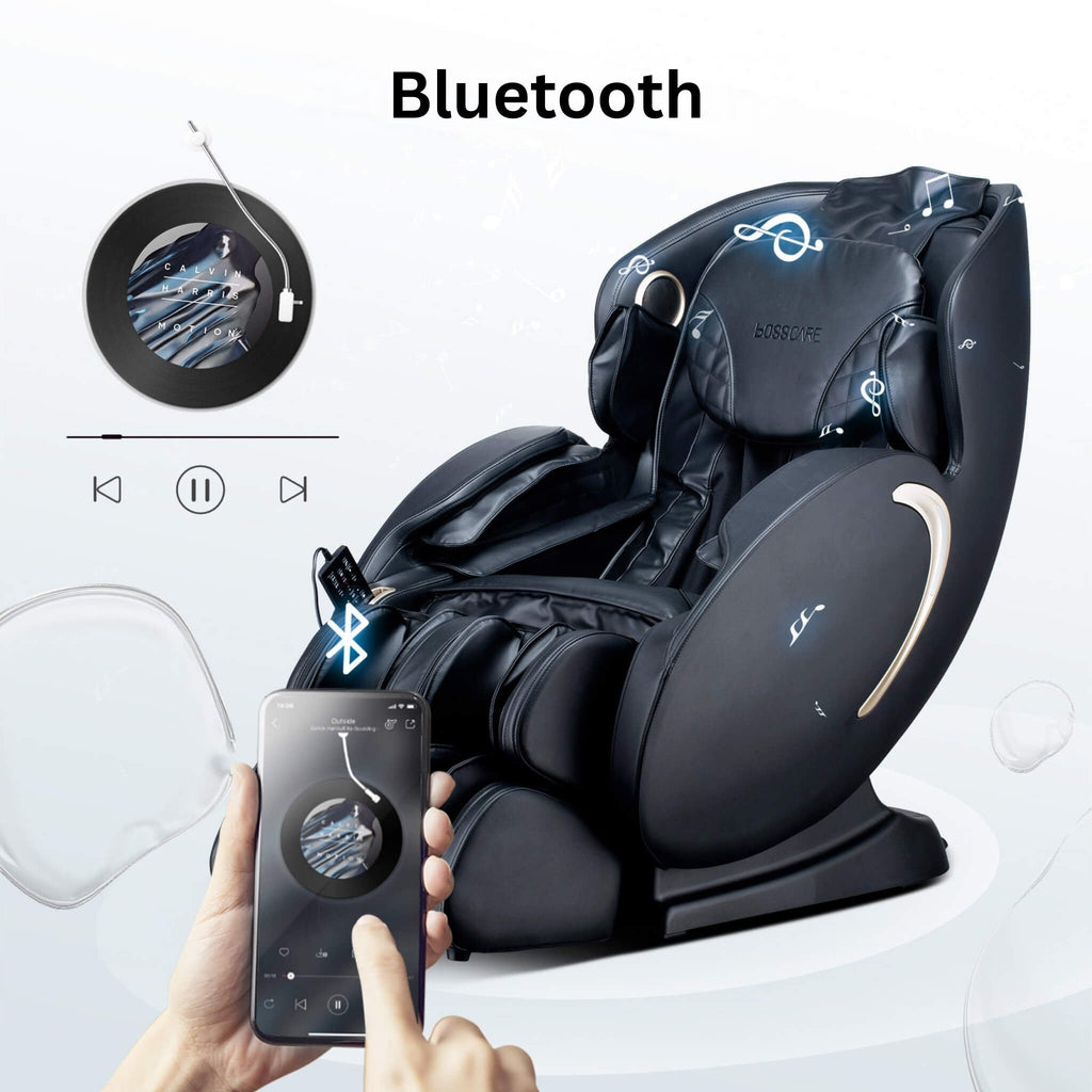 Bosscare Full Body 3D Zero Gravity Shiatsu Recliner Massage Chair With App (SAK32840) SAKSBY WHOLESALE