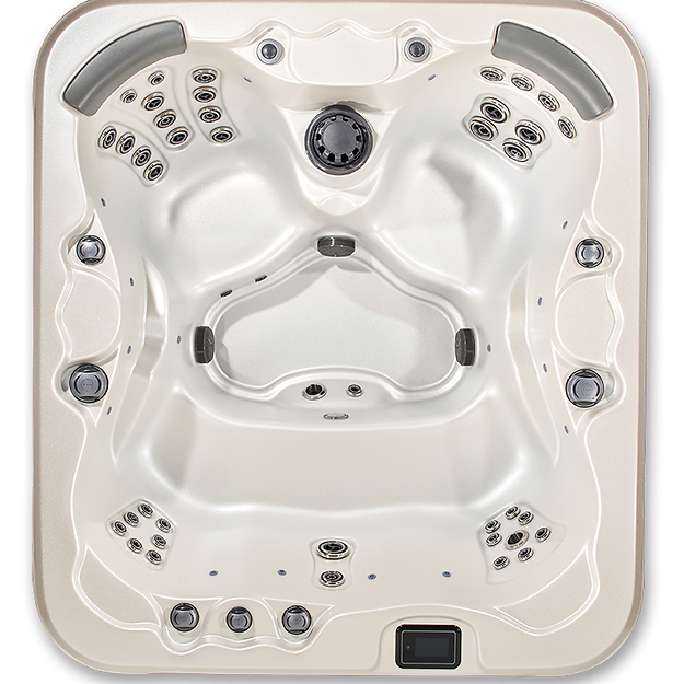Pioneer 5-Person Hot Tub – Compact Luxury with Dual Captain’s Chairs for Ultimate Relaxation Patio Elegance
